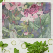 Zoemen voor Fuchsia's Theedoek (Gevouwen)