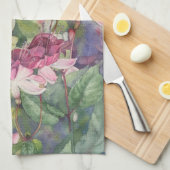 Zoemen voor Fuchsia's Theedoek (Quarter Fold)
