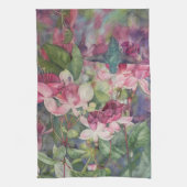 Zoemen voor Fuchsia's Theedoek (Verticaal)