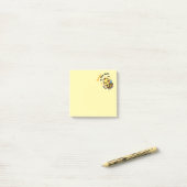 Zoemend met ideeën Moppige Bij Post-It Notities Post-it® Notes (Op bureau)