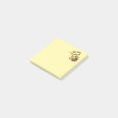 Zoemend met ideeën Moppige Bij Post-It Notities Post-it® Notes (Schuin)