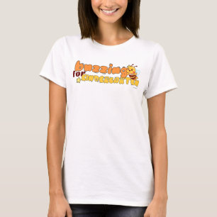Zoemend naar de kleuterschool Mooie bij kleutersch T-shirt