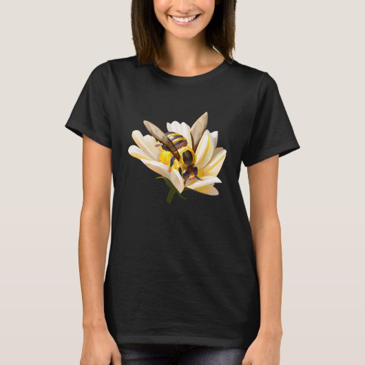 Zoemende Bij Red de Bestuivers T-shirt (Voorkant)