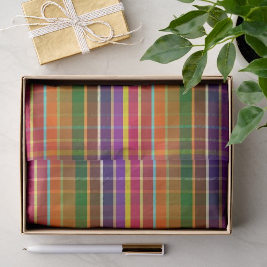 Zoemende Plaid SF Tissuepapier (Geschenk)