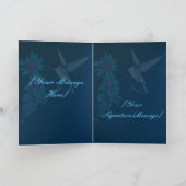 Zoemende Vogel in Blauwe Kaart (Binnen)