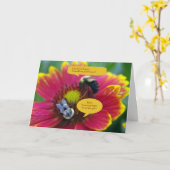 zoemgesprek kaart (Gele Bloem)