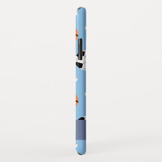 Zoemt poorten met een aangepast patroon Case-Mate iPhone case (Achterkant/rechts)