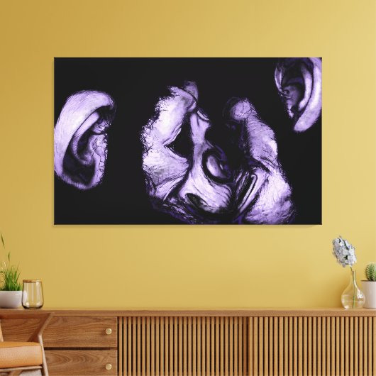 zoende chimpansees canvas afdruk (Insitu (Woonkamer))