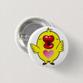 zoenend kuiken ronde button 3,2 cm (Voorkant /achterkant)
