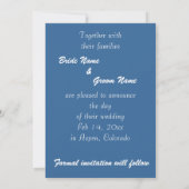 zoenende skiërs - winter opslag datum aankondiging (Achterkant)