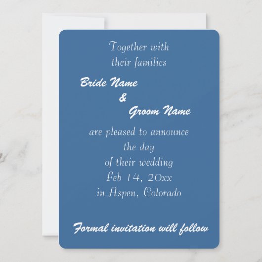 zoensskiërs - winter behalve de datum - aankondigi save the date (Achterkant)