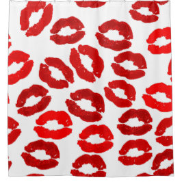 zoent lippen lippenstift afdruk valentijnsdag patr douchegordijn
