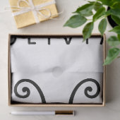 Zoepe Rode Lieveheersbeestje Aangepaste Naam Grafi Tissuepapier (Geschenk)