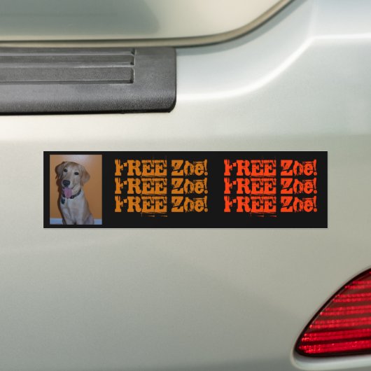 Zoe's Bumpersticker (Op auto)