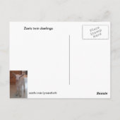 Zoe's Doelings Briefkaart (Achterkant)
