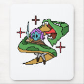 Zoe's Oerwoud Clash - Pixel Hero vs Giant Serpent Muismat (Voorkant)