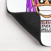 Zoe's Smile - Handgemaakte Pixel Art of Emotion Muismat (Hoek)