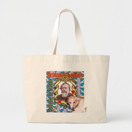 ZoeSPEAK - Brahms Grote Tote Bag (Voorkant)