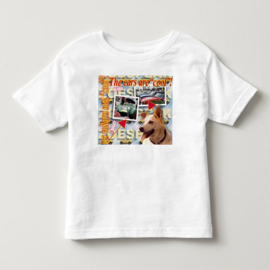 ZoeSPEAK - De auto's zijn "cool"! Kinder Shirts (Voorkant)