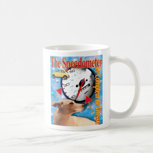 ZoeSPEAK - De snelheidsmeter Koffiemok (Rechts)