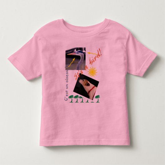 ZoeSPEAK - Het is een vogel! Kinder Shirts (Voorkant)