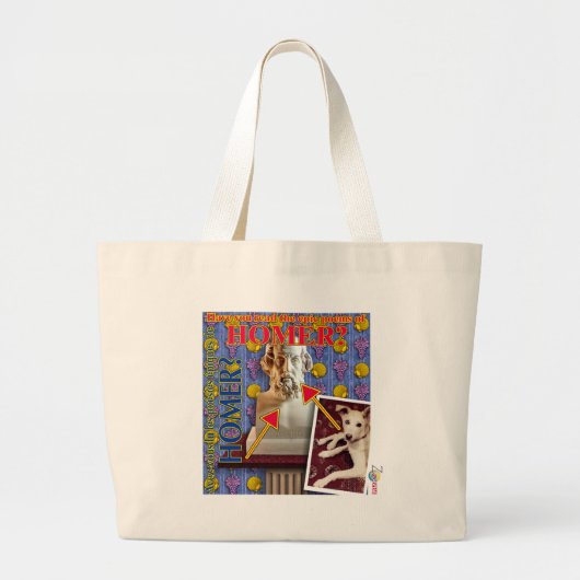 ZoeSPEAK - Homer Grote Tote Bag (Voorkant)