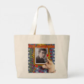 ZoeSPEAK - Ravel Grote Tote Bag (Achterkant)
