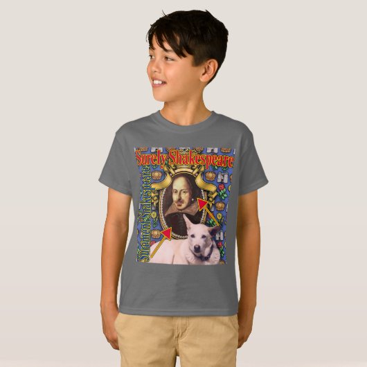 ZoeSPEAK - Zeker Shakespeare Toddler T-shirt (Voorkant volledig)
