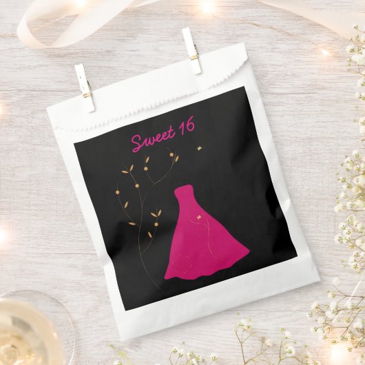 Zoet 16 bedankzakje (Geknipt)