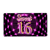 Zoet 16 etiket (Voorkant)