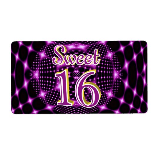 Zoet 16 etiket (Voorkant)