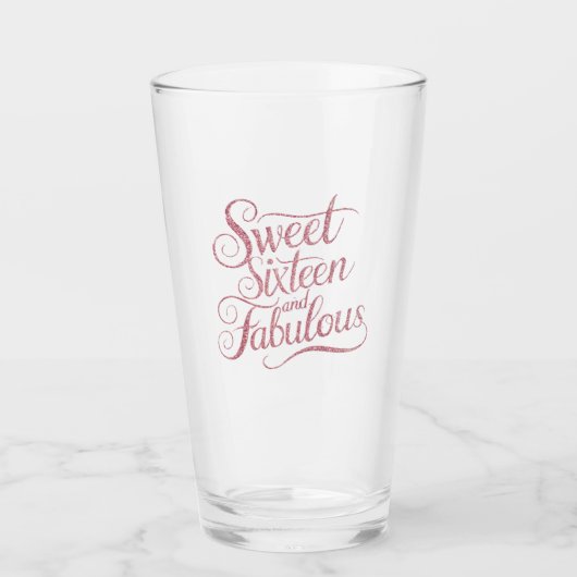 Zoet 16 glas (Voorkant)