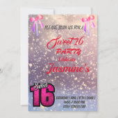 zoet 16 INVITATOIN Kaart (Voorkant)