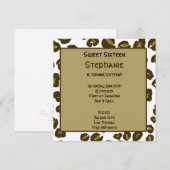 zoet 16 kaart (Voorkant / Achterkant)