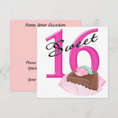 Zoet 16 kaart (Voorkant / Achterkant)