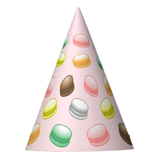 Zoet 16 Macarons Feesthoedjes (Voorkant)