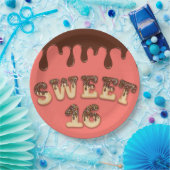 Zoet 16 papieren bordje (Feest)