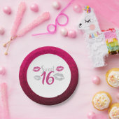 Zoet 16 papieren bordje (Feest)