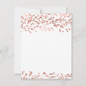 Zoet 16 Save the Date Roos Gold Foil Confetti (Achterkant)