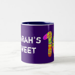 Zoet 16 tweekleurige koffiemok