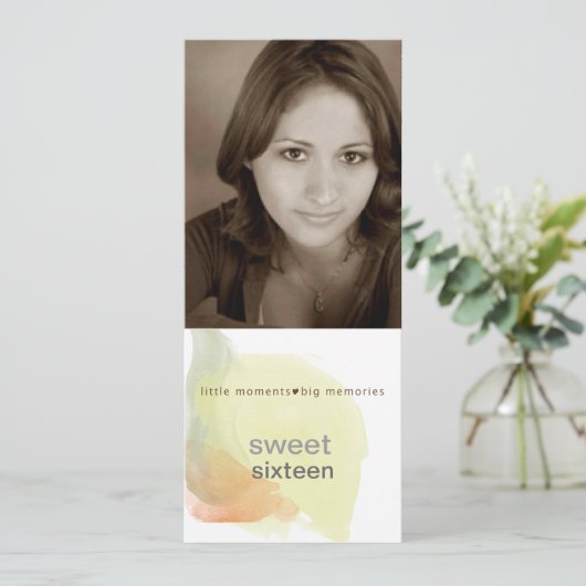 zoet 16 uitnodigingen (Staand voorkant)