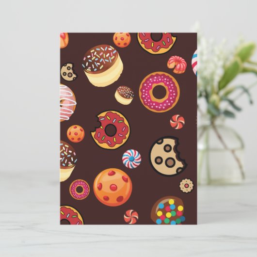 zoet 4 bedankkaart (Staand voorkant)