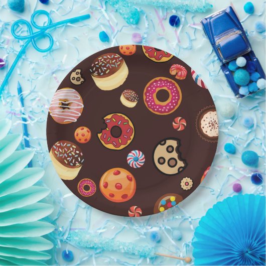 zoet 4 papieren bordje (Feest)