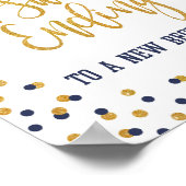 Zoet afgelopen met een nieuw beginteken voor Afstu Poster (Hoek)