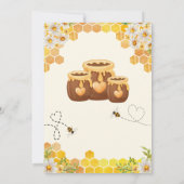 Zoet als Baby shower Bedankkaart (Achterkant)