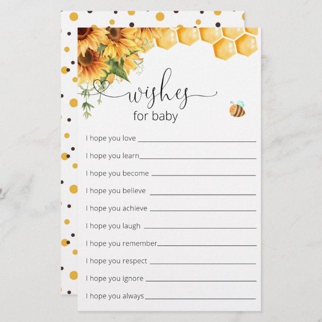 Zoet als Baby shower dat op Baby wil (Voorkant / Achterkant)