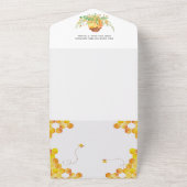 Zoet als Baby shower in één uitnodiging (Buitenkant)