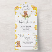 Zoet als Baby shower in één uitnodiging (Binnen)