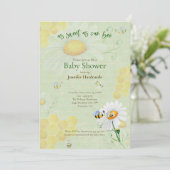 Zoet als Baby shower Kaart (Staand voorkant)