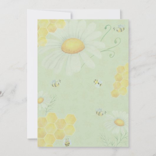 Zoet als Baby shower Kaart (Achterkant)